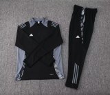 2024 AD Black Half Pull Tracksuit