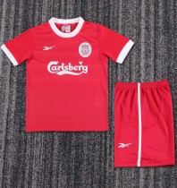 1997-1998 LIV Home Retro Kids Soccer Jersey