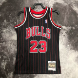 1996 BULLS JORDAN #23 Black Retro Top Quality Hot Pressing NBA Jersey