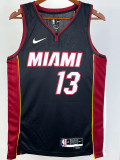 22-23 HEAT ADEBAYO #13 Black Top Quality Hot Pressing NBA Jersey