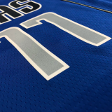 21-22 Dallas DONCIC #11 Blue 75th Anniversary Top Quality Hot Pressing NBA Jersey