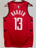 2018-19 ROCKETS HARDEN #13 Red Retro Top Quality Hot Pressing NBA Jersey