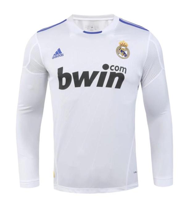 2010-2011 RMA Home Long sleeves Retro Soccer Jersey