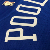 22-23 WARRIORS POOLE #3 Blue Top Quality Hot Pressing NBA Jersey (Retro Logo)