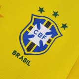1994 Brazil Home Yellow Retro Soccer Jersey
