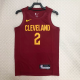 22-23 Cleveland Cavaliers IRVING #2 Red Top Quality Hot Pressing NBA Jersey