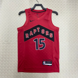 22-23 Raptors CARTER #15 Red Top Quality Hot Pressing NBA Jersey