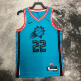 SUNS AYTON #22 Blue Top Quality Hot Pressing NBA Jersey