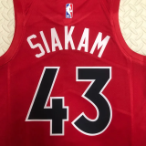 22-23 Raptors SIAKAM #43 Red Top Quality Hot Pressing NBA Jersey