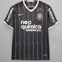 2011-2012 Corinthians Black Retro Soccer Jersey