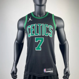 22-23 CELTICS BROWN #7 Black Top Quality Hot Pressing NBA Jersey (Trapeze Edition)