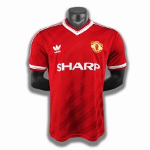1986-1988 Man Utd Home Retro Soccer Jersey