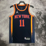 22-23 KNICKS BRUNSON #11 Black Top Quality Hot Pressing NBA Jersey (Trapeze Edition)