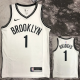 22-23 NETS BRIDGES #1 White Top Quality Hot Pressing NBA Jersey