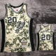 2013-14 SA Spurs GINOBILI #20 Green CamouflageTop Quality Hot Pressing NBA Jersey