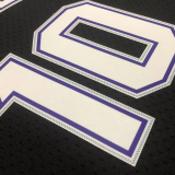 2001 Kings BIBBY #10 Black Retro Top Quality Hot Pressing NBA Jersey