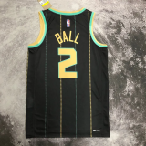 22-23 HORNETS BALL #2 Black City Edition Top Quality Hot Pressing NBA Jersey