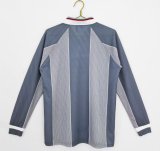 1996 England Retro Long sleeves Soccer Jersey