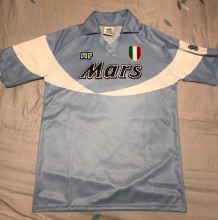 1990-1991 Napoli Home Retro Soccer Jersey