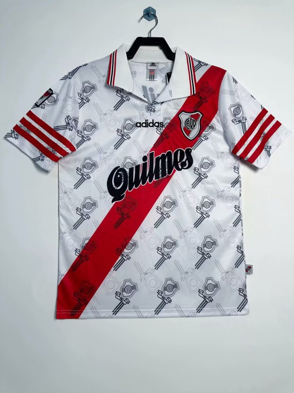 1996-1997 River Plate Home Retro Soccer Jersey