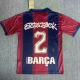 25-26 BAR Joint Edition Cactus Jack #2 BARCA Fans Soccer Jersey*背后带名字号码