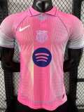 25-26 BAR Pink Special Edition Player Version Training Shirts (有领)