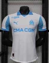 25-26 Marseille Home Player Version Soccer Jersey