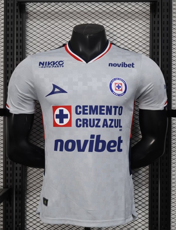 25-26 Cruz Azul Away Player Version Soccer Jersey