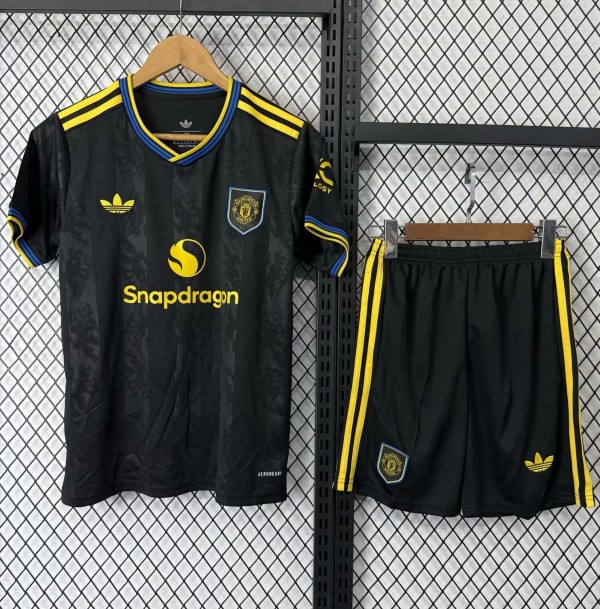 25-26 Man Utd Third Kids Soccer Jersey
