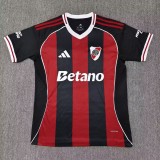 25-26 River Plate Away Fans Soccer Jersey*带广告