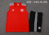 25-26 Flamengo High Quality Tank Top And Shorts Suit