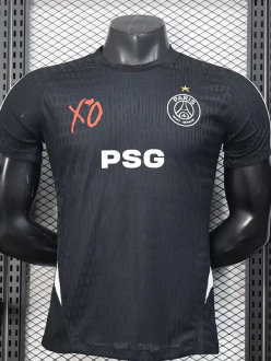 25-26 PSG Black XO Special Edition Player Version Training shirts