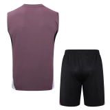 25-26 Man Utd High Quality Tank Top And Shorts Suit
