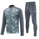 25-26 Man City High Quality Half Pull Tracksuit