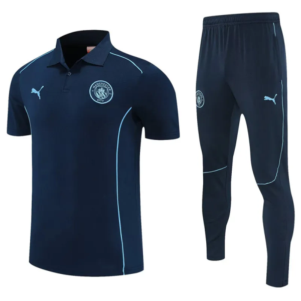 25-26 Man City High Quality Polo Tracksuit