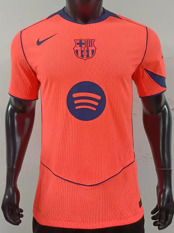 25-26 BAR Orange Player Version Soccer Jersey