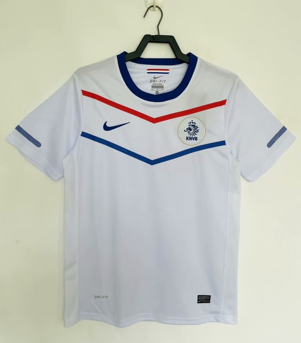 2010 NetherIands Away Retro Soccer Jersey