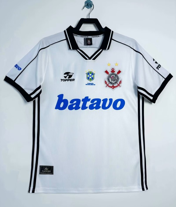 1999-2000 Corinthians Home Retro Soccer Jersey