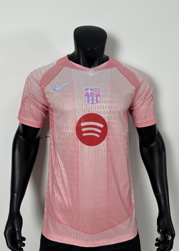 25-26 BAR Pink Special Edition Player Version Training Shirts 1:1 Thai Quality