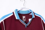 1999-2001 West Ham Home Retro Soccer Jersey