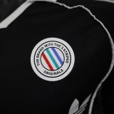 2025 AD Black Player Version Polo Short Sleeve 1:1 Thai Quality