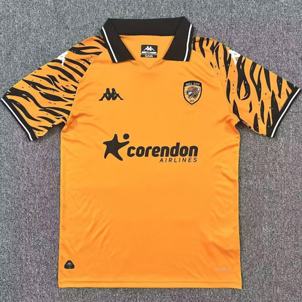 25-26 Hull City Home Fans Soccer Jersey 1:1 Thai Quality