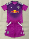 25-26 Leeds United Purple GoalKeeper Kids Soccer Jersey 1:1 Thai Quality
