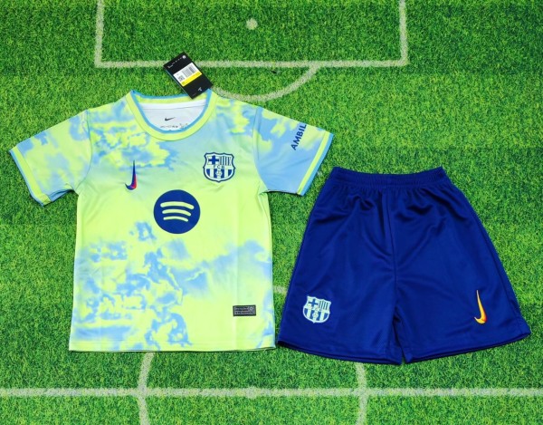 25-26 BAR Green Special Edition Kids Soccer Jersey