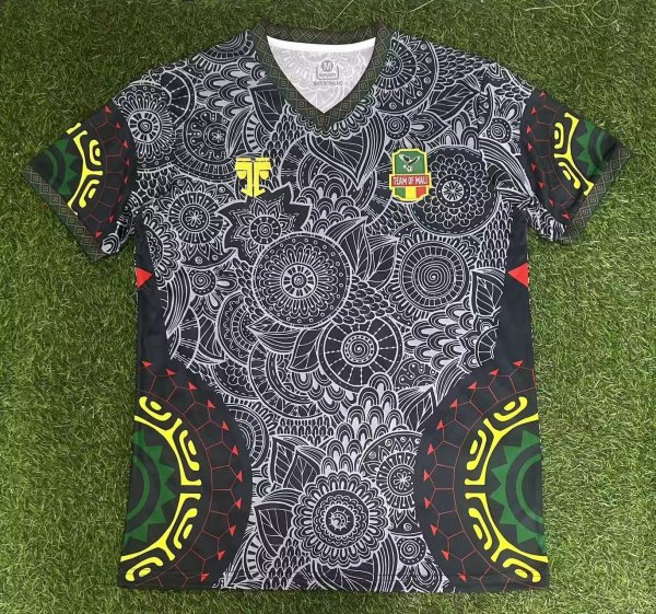 25-26 Mali Black Special Edition Fans Soccer Jersey