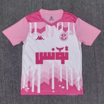 25-26 Tunisia Pink Special Edition Training shirts 突尼斯