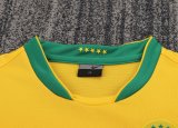2006 Brazil Home Retro Kids Soccer Jersey