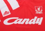 1991-1992 LIV Home Retro Kids Soccer Jersey