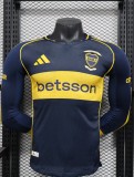 25-26 Boca Juniors Home Long sleeves Player Version Soccer Jersey