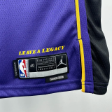 22-23 Lakers DONCIC #77 Purple Top Quality Hot Pressing NBA Jersey (Trapeze Edition) 飞人版